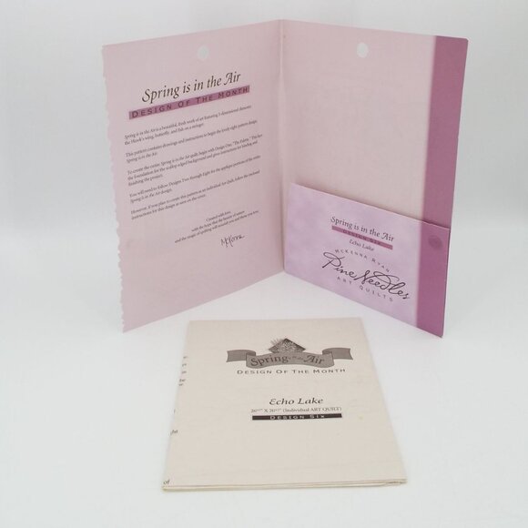 2001 McKenna Ryan Pine Needles Art Quilts Echo Lake Pattern Spring is in the Air - Picture 3 of 12